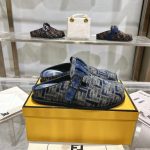 Fendi Feel Ff Mules Denim Blue 8r8448akzpf1pz7 - Image 3
