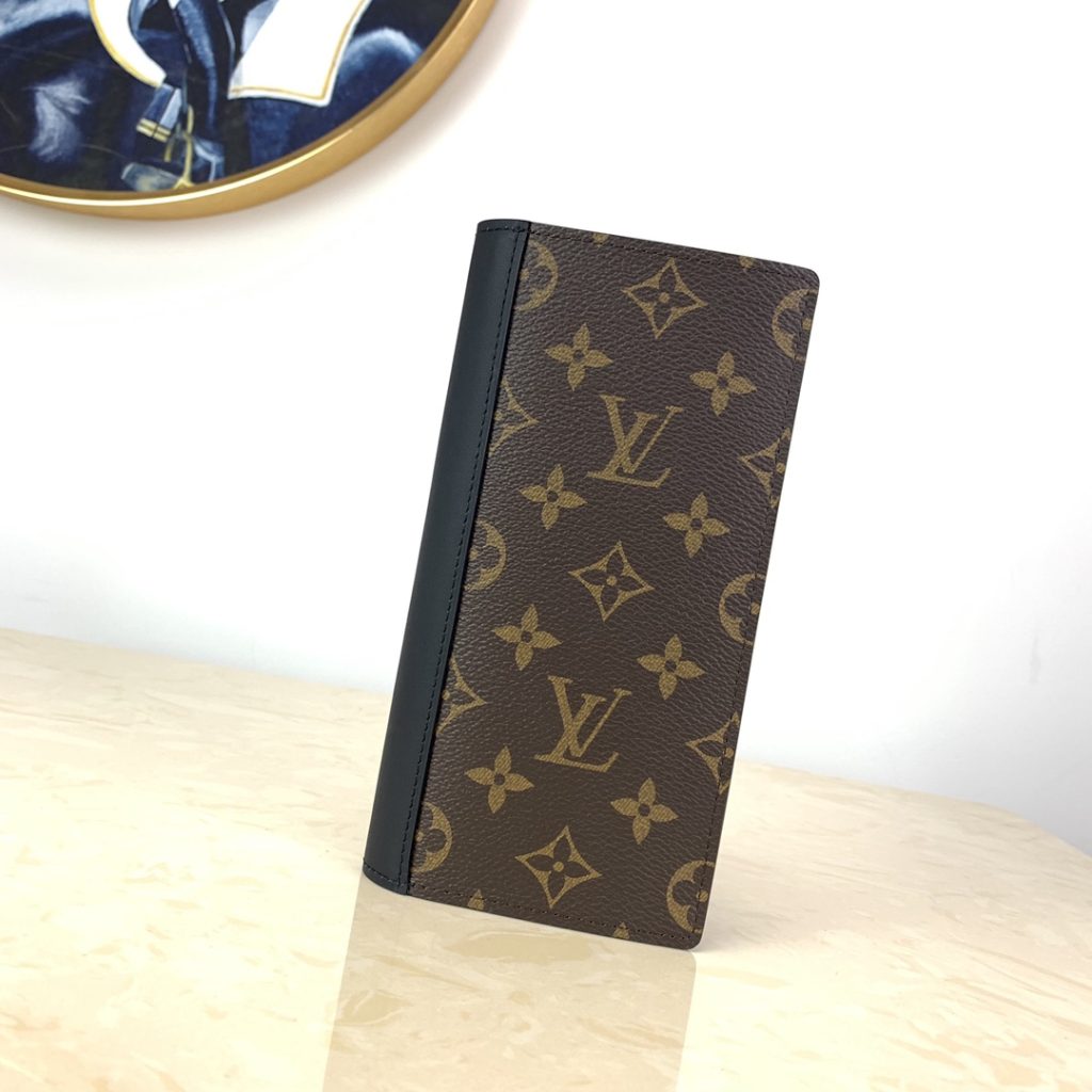 Louis Vuitton Brazza Wallet Monogram Macassar Brown 19Cm M69410 - Image 10