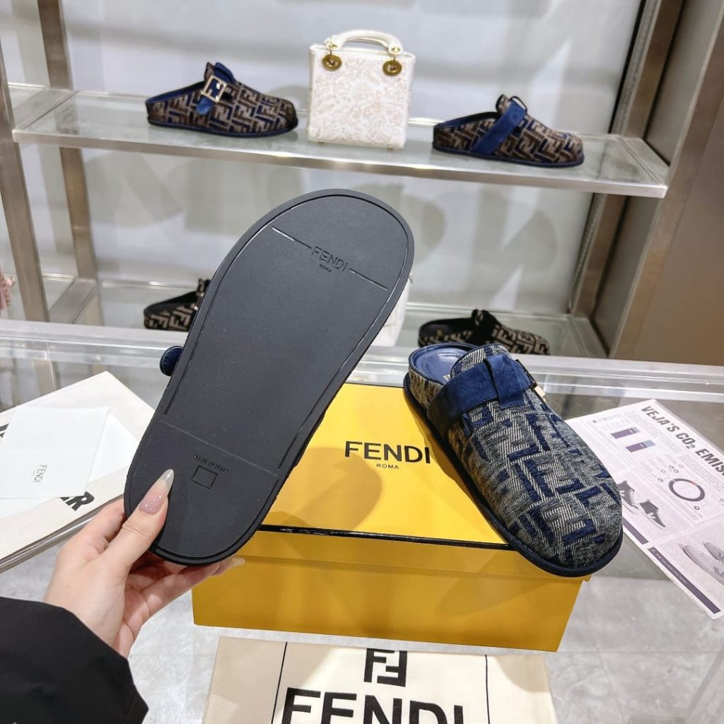 Fendi Feel Ff Mules Denim Blue 8r8448akzpf1pz7 - Image 6