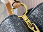 Louis Vuitton Capucines BB Black Arizona 27Cm M59466 - Image 8