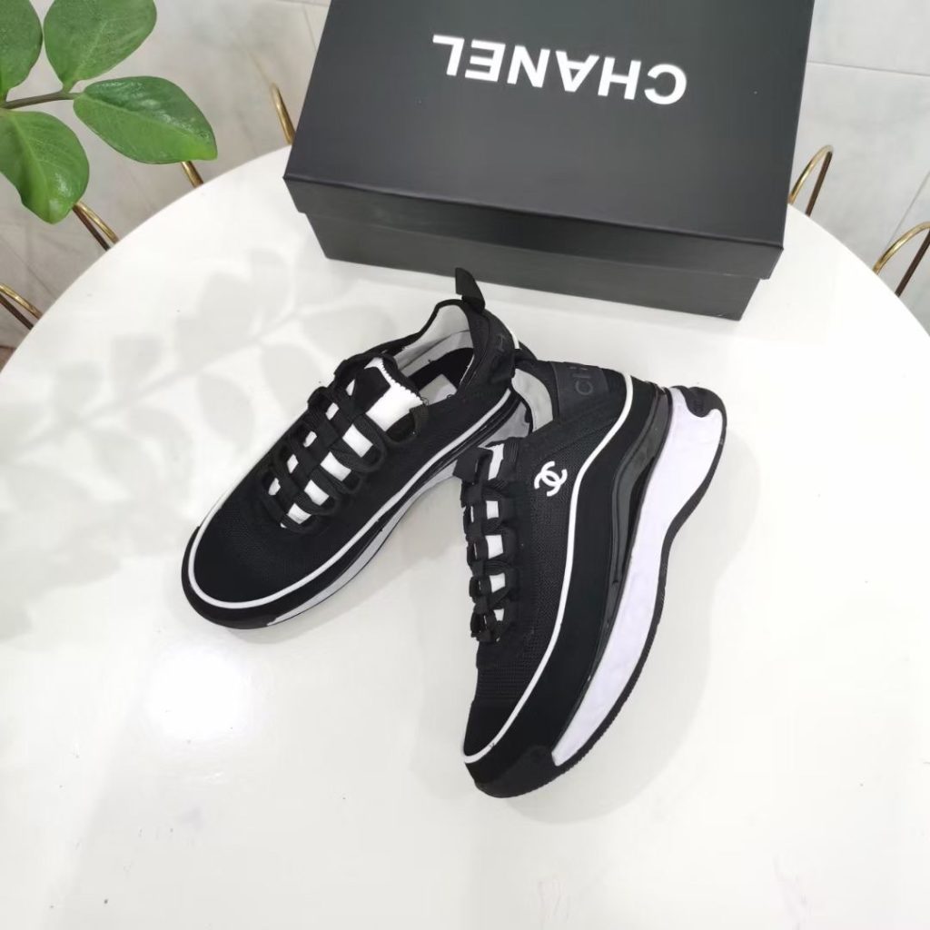 Chanel Women'S Suede Sneaker Black G39072 Y55826 K4284 - Image 6