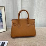 HERMES BIRKIN MINI GOLD HARDWARE EPSOM BROWN 20CM - Image 6