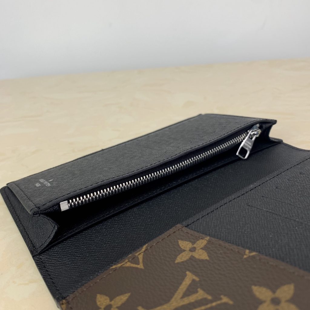 Louis Vuitton Brazza Wallet Monogram Macassar Brown 19Cm M69410 - Image 9