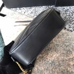 Gucci Marmont Small Matelasse Shoulder Bag Black 24cm 447632 DTD1T 1000 - Image 6