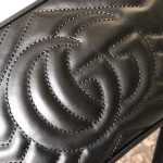 Gucci Marmont Small Matelasse Shoulder Bag Black 24cm 447632 DTD1T 1000 - Image 7