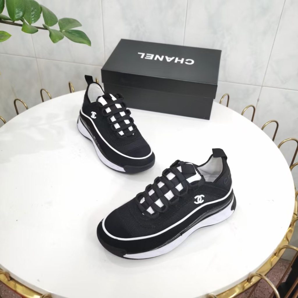 Chanel Women'S Suede Sneaker Black G39072 Y55826 K4284 - Image 5