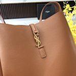 Saint Laurent Le 5 À 7 Supple Large In Grained Leather Brown 31Cm 713938Aaauq2536 - Image 3