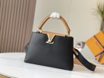 Louis Vuitton Capucines BB Black Arizona 27Cm M59466 - Image 3