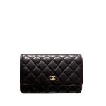 Chanel Wallet On Chain Woc Black 20Cm