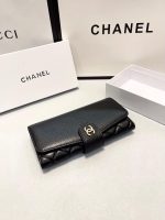 Chanel Classic Long Flap Wallet Black 19Cm - Image 3