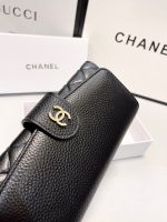 Chanel Classic Long Flap Wallet Black 19Cm - Image 5