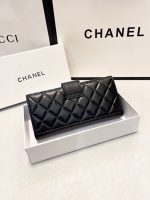 Chanel Classic Long Flap Wallet Black 19Cm - Image 6