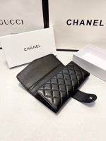 Chanel Classic Long Flap Wallet Black 19Cm - Image 8