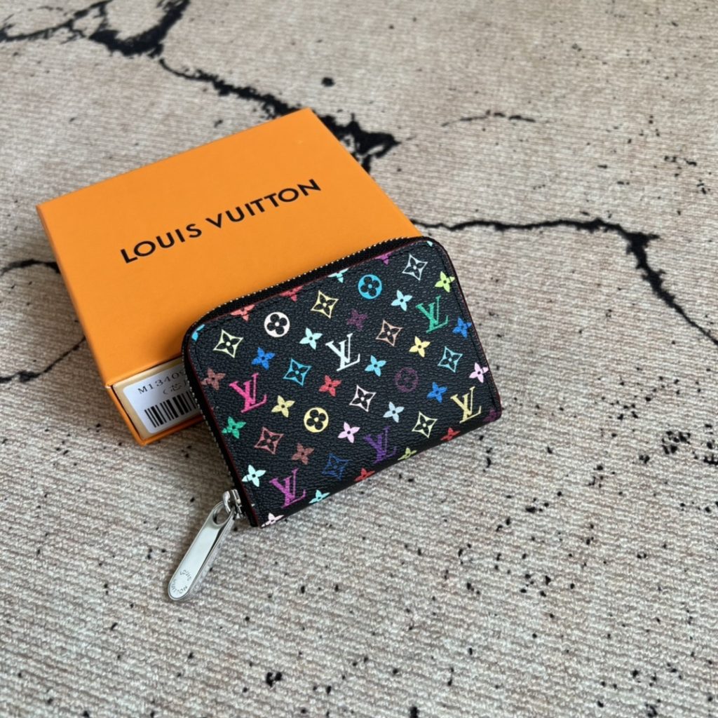 Louis Vuitton X Murakami Zippy Coin Purse Black 11Cm M13409 - Image 3