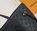 Louis Vuitton Neverfull MM Monogram Empreinte Leather Black 31cm - Image 6