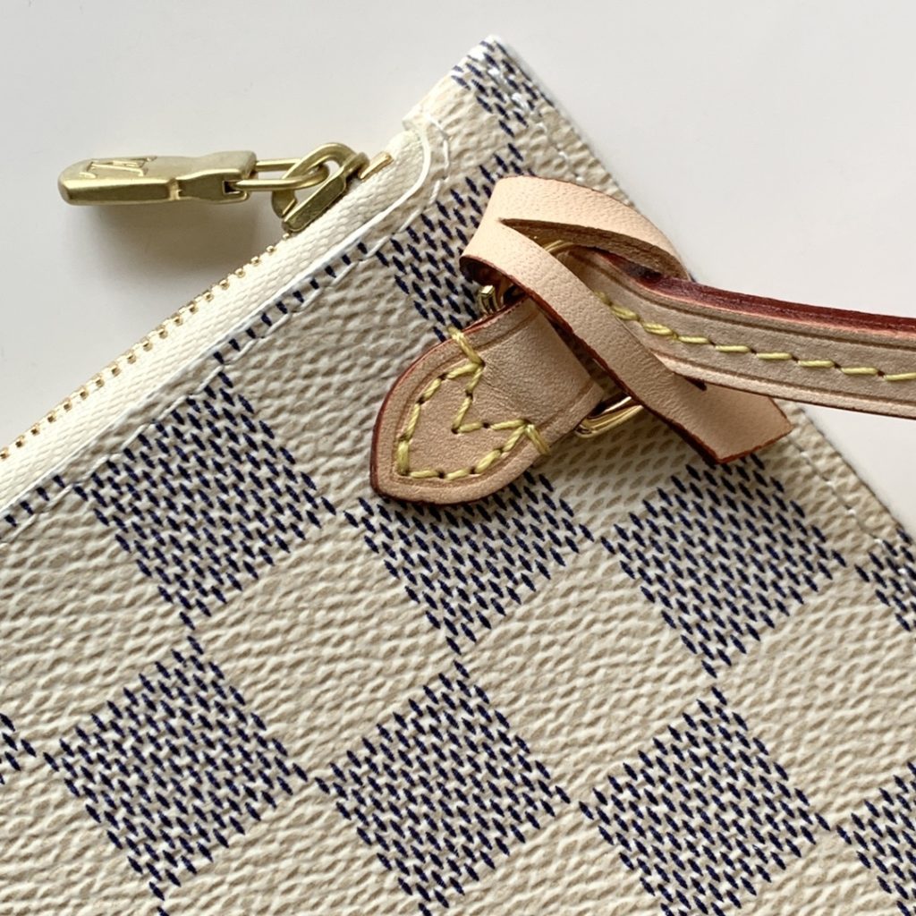 Louis Vuitton Neverfull PM Damier Azur Beige 29Cm N40605 - Image 5