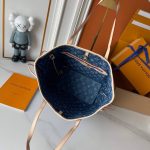 Louis Vuitton Neverfull MM Bag Denim Blue 31Cm M13192 - Image 4