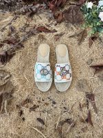 Gucci Women's GG Multicolor Slip On Espadrille Slide Sandals 678037 UFT70 8470 - Image 4