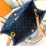 Louis Vuitton Onthego Lv Monogram Denim Tote Bag Light Blue 25Cm - Image 8