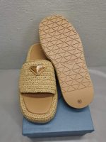 Prada Crochet Flatform Slides Natural 1Xz761 2C2T F0018 F 035 - Image 4