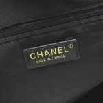 Chanel Shopping Bag Gold Tone Metal Black 33Cm AS5635 B20829 94305 - Image 10