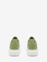 Alexander McQueen Women's Oversized Retro Sneaker in Olive - Image 3