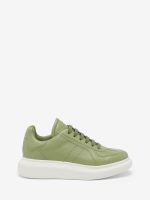 Alexander McQueen Women's Oversized Retro Sneaker in Olive - Image 2