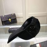 Prada Renylon Baseball Cap Black - Image 5