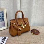 HERMES BIRKIN MINI GOLD HARDWARE EPSOM BROWN 20CM - Image 3