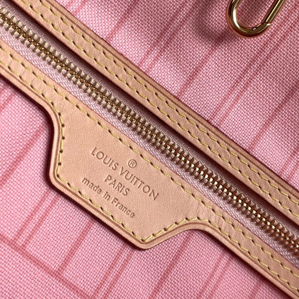 Louis Vuitton Neverfull MM Rose Pink 31Cm N41605 - Image 11
