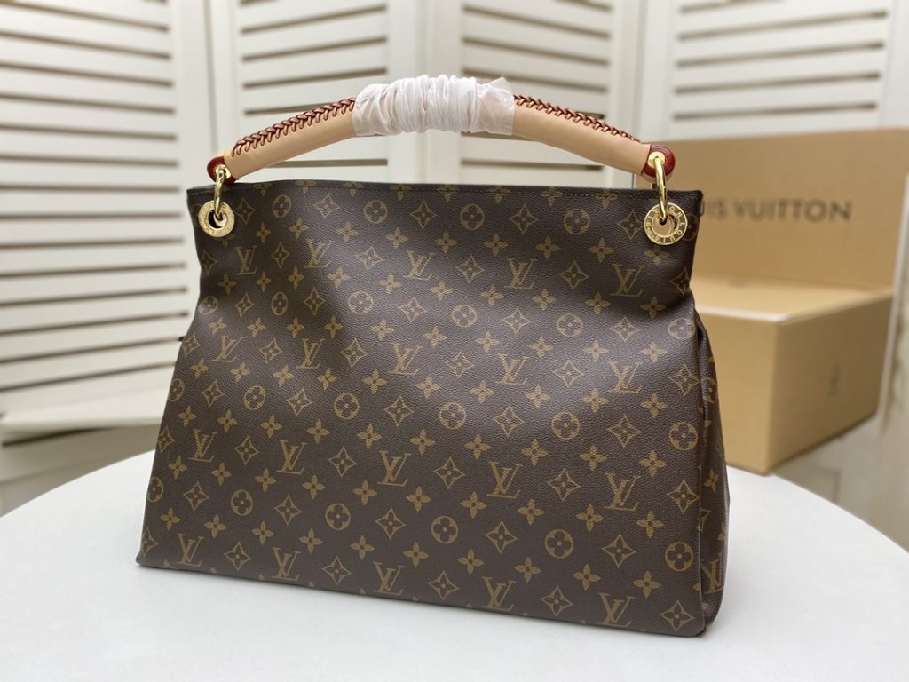 Louis Vuitton Artsy MM Monogram Canvas Hobo Bag Brown 41cm M44869 - Image 4