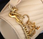 Saint Laurent Collège Medium Chain Bag In Quilted Leather Beige 24Cm 600279Brm072721 - Image 11