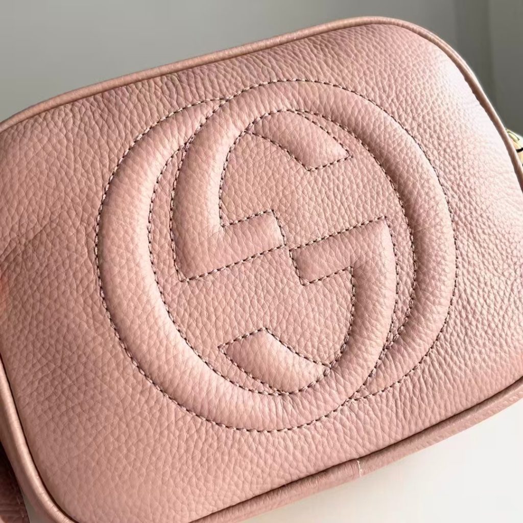 Gucci Soho Small Disco Bag Pink Leather 21Cm 308364 A7M0G 2754 - Image 8