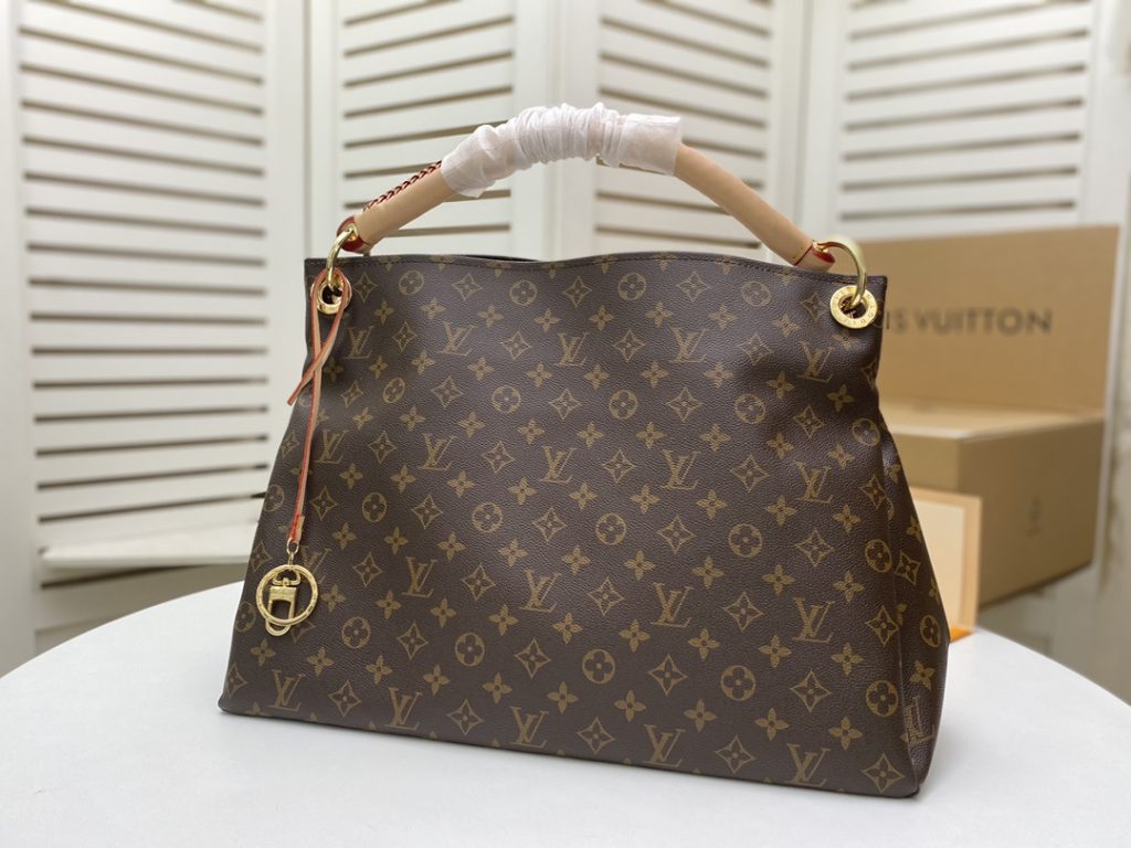 Louis Vuitton Artsy MM Monogram Canvas Hobo Bag Brown 41cm M44869 - Image 3