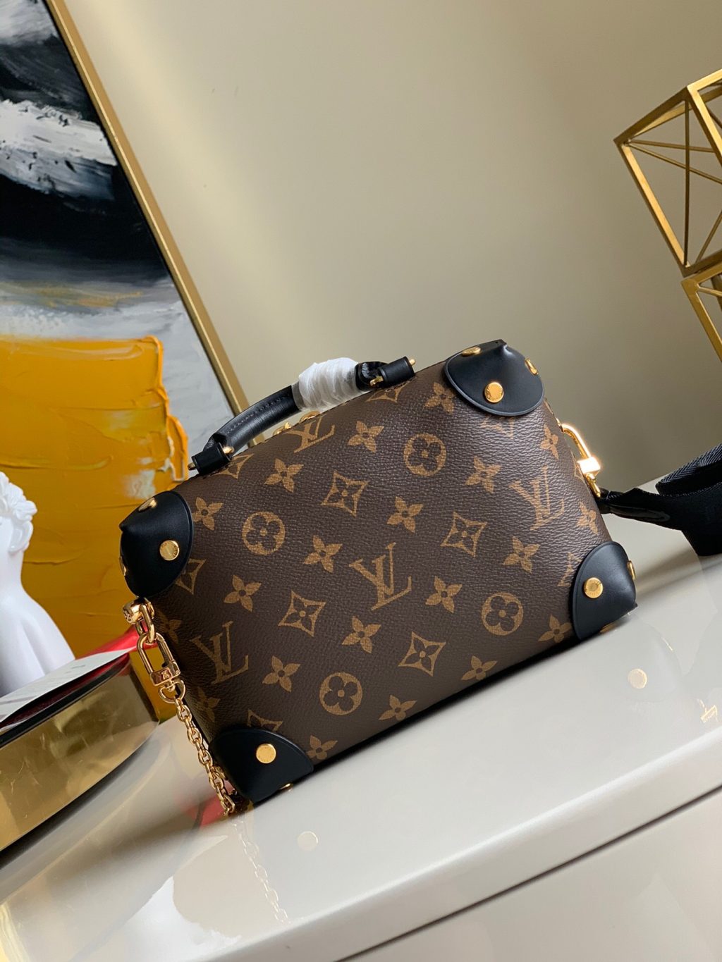 Louis Vuitton Monogram Petite Malle Souple 20Cm M45571 - Image 8