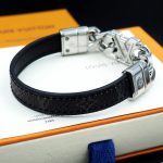 Louis Vuitton Dimension Bracelet Silver Black M8828d - Image 6