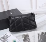 Saint Laurent Puffer Small Chain Bag In Quilted Black Noir 5774761El081000 - Image 3