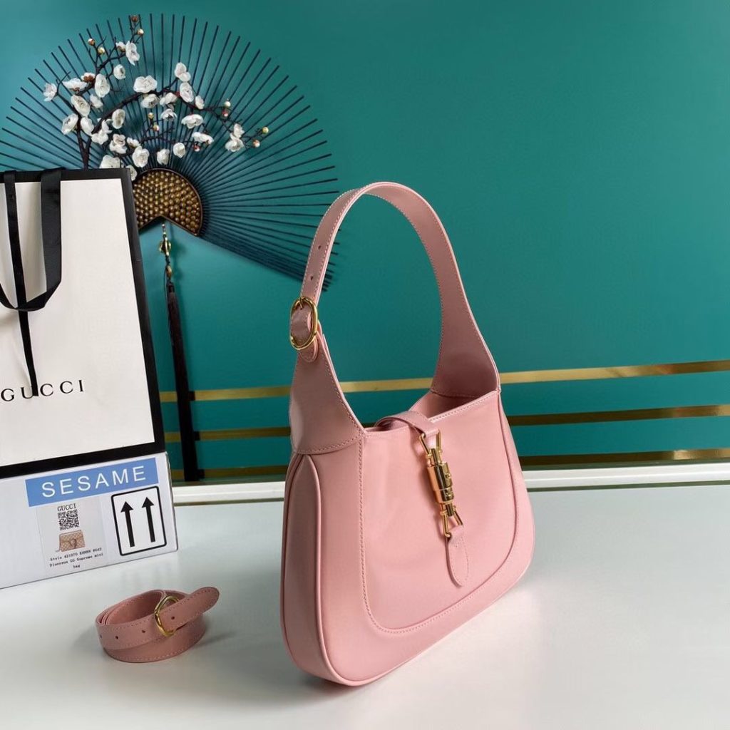 Gucci Jackie 1961 Mini Bag Light Pink 19cm 637091 10O0G 5815 - Image 5