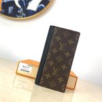 Louis Vuitton Brazza Wallet Monogram Macassar Brown 19Cm M69410 - Image 3
