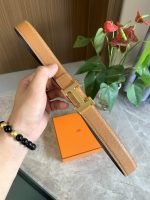 Hermes Mini H Belt Bucket And Reversible Leather Strap Black Brown 24Mm H079645Cc06 - Image 6