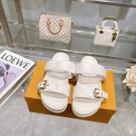 Louis Vuitton Bom Dia Flat Comfort Mule Dune Beige 1Ahmt7 - Image 3