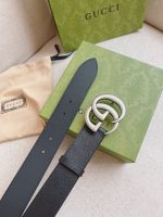 Gucci Mamon Gg Silver Logo Belt 4Cm - Image 3