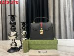 Gucci Gg Matelassé Small Top Handle Bag Black 24Cm - Image 3