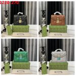 Gucci Gg Matelassé Small Top Handle Bag Brown 20Cm - Image 4