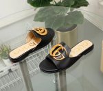 Gucci Princetown Gg Slippers Leather Black - Image 8
