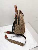 Gucci Supreme Canvas Backpack Beige 29Cm - Image 5