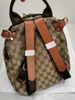 Gucci Supreme Canvas Backpack Beige 29Cm - Image 3