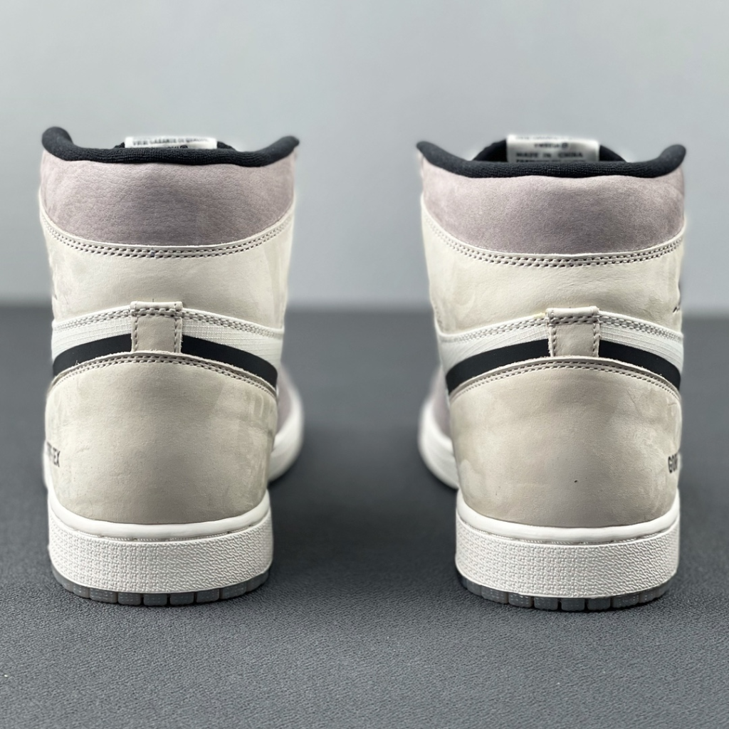 Air Jordan 1 White Grey Waterproof Shoes - Image 4