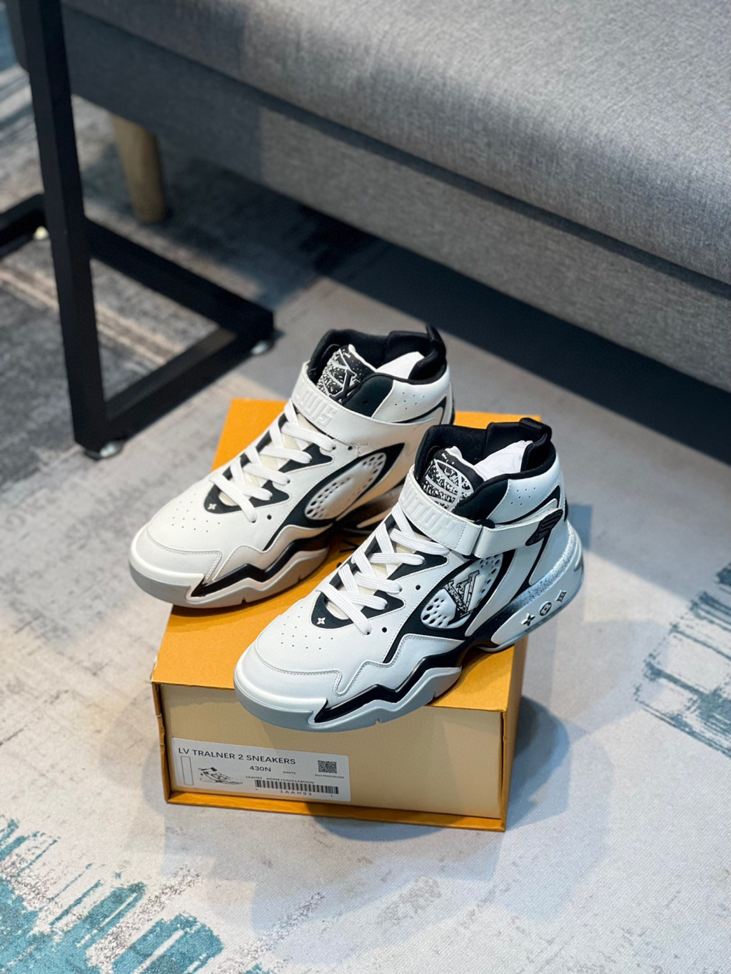 LV 22 autumn and winter new Trainer2 Louis Vuitton FW basketball sneakers 90 vibe - Image 3