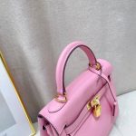 Hermès Kelly 28 Sellier Handbag In Rose Confetti Epsom Leather 28Cm - Image 5